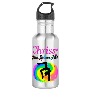 GYMNASTICS ZIELE PERSONALISIERTE WASSERFLASCHE