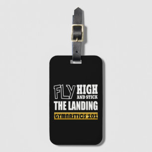 Gymnastik 101 Fliegenhoch - Bar Gymnast Gepäckanhänger