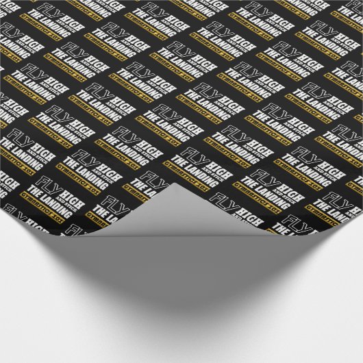 Gymnastik 101 Fliegenhoch - Bar Gymnast Geschenkpapier (Ecke)