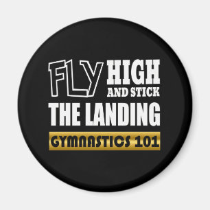 Gymnastik 101 Fliegenhoch - Bar Gymnast Magnet