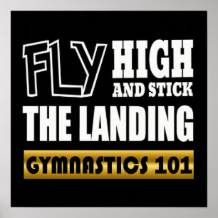 Gymnastik 101 Fliegenhoch - Bar Gymnast Poster