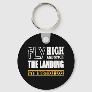 Gymnastik 101 Fliegenhoch - Bar Gymnast Schlüsselanhänger