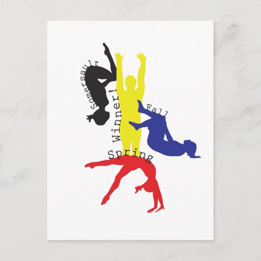 Gymnastik 365 postkarte (Vorderseite)