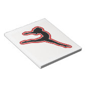 Gymnastik 3 notizblock (angewinkelt)