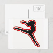 Gymnastik 3 postkarte (Vorne/Hinten)