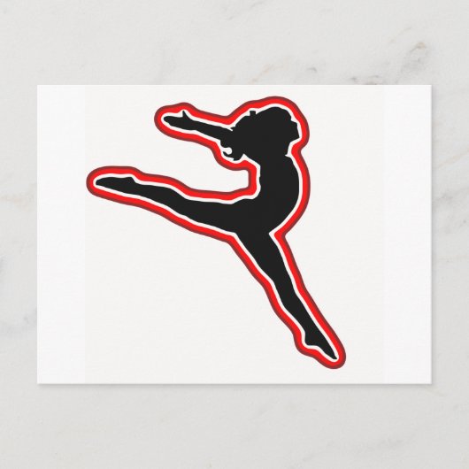 Gymnastik 3 postkarte (Vorderseite)