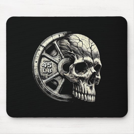 Gymnastik 45lbs Plate Coole Arbeitsfläche Mousepad (Vorne)