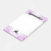 Gymnastik 4" x 6" Post-It-Notes Post-it Klebezettel (angewinkelt)