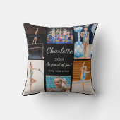 Gymnastik 6 FotoCollage Modernes Keepake Kissen (Rückseite)