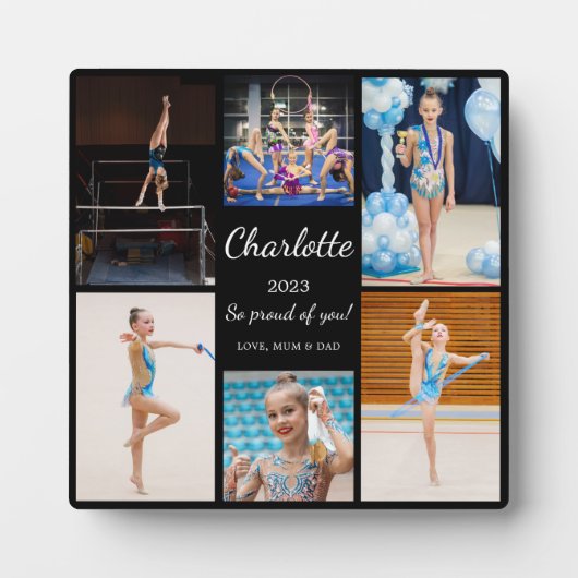 Gymnastik 6 Fotomaterial Modern Keepake Fotoplatte (Vorderseite)