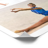 Gymnastik 9 Foto Collage Personalisiertes Poster (Ecke)