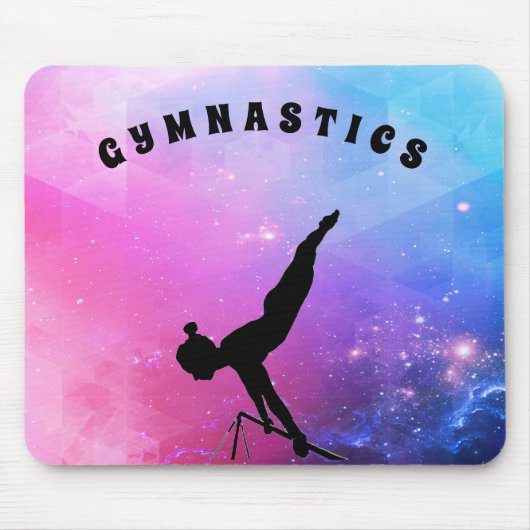 Gymnastik Abstrakt Mousepad (Vorne)