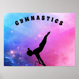 Gymnastik Abstrakt Poster