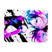 Gymnastik Abstrakter Geist des Gymnastes Magnet (Horizontal)