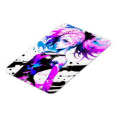 Gymnastik Abstrakter Geist des Gymnastes Magnet (Linke Seite)