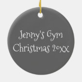 Gymnastik Acro Acrobatics Tanzlehrer Coach Keramikornament (Hinten)