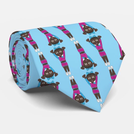 Gymnastik Acrobatics Dance Gym Vater Tumbling Gift Krawatte (Gerollt)