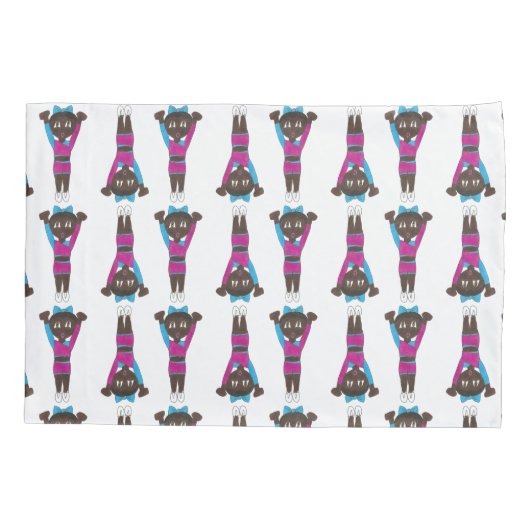 Gymnastik Acrobatics Tumbling Acro Dancer Girl Kissenbezug (Rückseite)