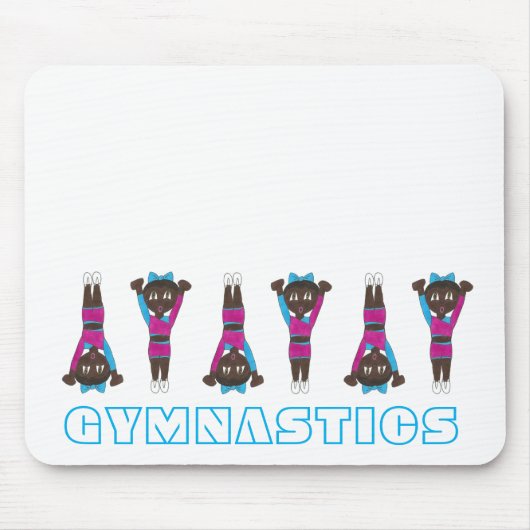 Gymnastik Acrobatics Tumbling Dance Studio Gym Mousepad (Vorne)