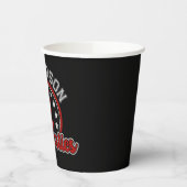 Gymnastik ADD NAME Gymnast Vault Floor Athlete Pappbecher (Links)