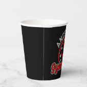 Gymnastik ADD NAME Gymnast Vault Floor Athlete Pappbecher (Rechts)