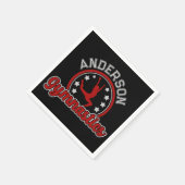 Gymnastik ADD NAME Gymnast Vault Floor Athlete Serviette (Ecke)