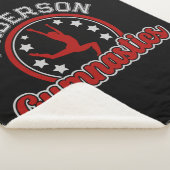 Gymnastik ADD NAME Gymnast Vault Floor Athlete Sherpadecke (3/4)