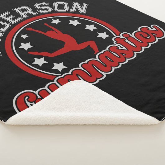 Gymnastik ADD NAME Gymnast Vault Floor Athlete Sherpadecke (3/4)