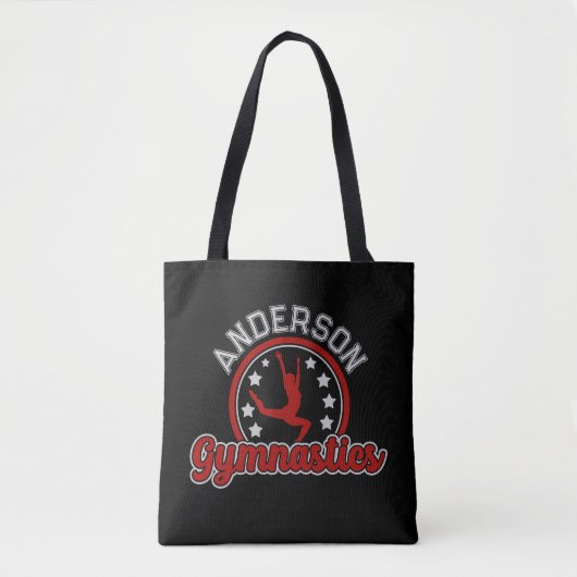 Gymnastik ADD NAME Gymnast Vault Floor Athlete Tasche (Vorderseite)