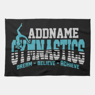 Gymnastik ADD NAME Gymnastik Team Backbike Kickove Geschirrtuch