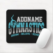 Gymnastik ADD NAME Gymnastik Team Backbike Kickove Mousepad (Mit Mouse)