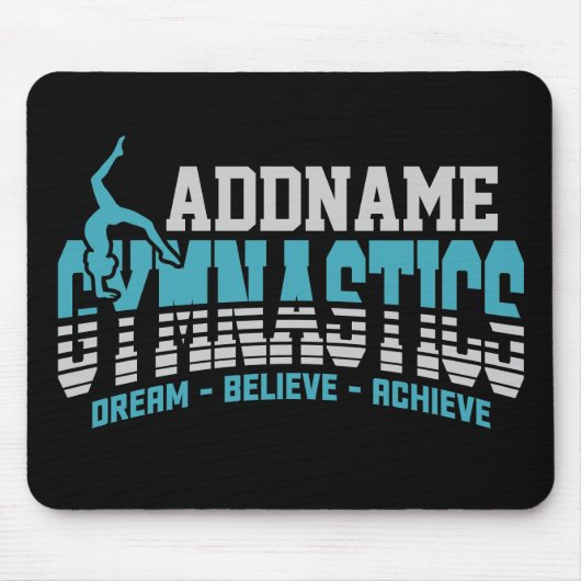 Gymnastik ADD NAME Gymnastik Team Backbike Kickove Mousepad (Vorne)