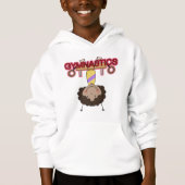 GYMNASTIK - Afroamerikaner-MädchenHandstands Hoodie (Vorderseite)