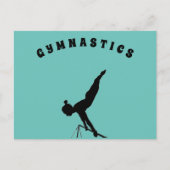 Gymnastik Akademie für Studenten Urlaub Postkarte (Vorderseite)