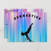 Gymnastik Akademie für Studenten Urlaub Postkarte (Vorne/Hinten)