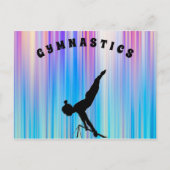 Gymnastik Akademie für Studenten Urlaub Postkarte (Vorderseite)