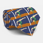 Gymnastik am Bildrand Krawatte (Gerollt)