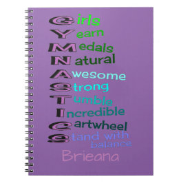 Gymnastik (Änderungsname) Notizblock