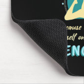 Gymnastik auf dem Boden Mousepad (Ecke)
