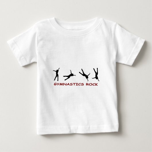 Gymnastik Baby T-shirt (Vorderseite)