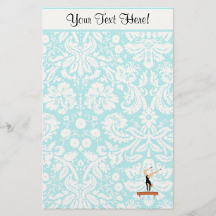 Gymnastik Balance Beam Briefpapier