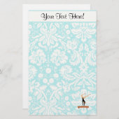 Gymnastik Balance Beam Briefpapier (Vorne/Hinten)