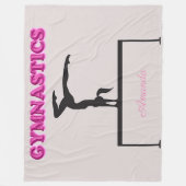Gymnastik Balance Beam Fleecedecke (Vorderseite)