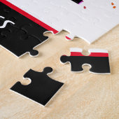 Gymnastik Balance Beam Paint Spritzer Puzzle (Seite)