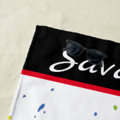 Gymnastik Balance Beam Paint Spritzer Strandtuch (Beispiel)