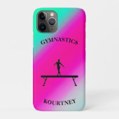Gymnastik Balance Minze und Fuchsia Case-Mate iPhone Hülle (Rückseite)