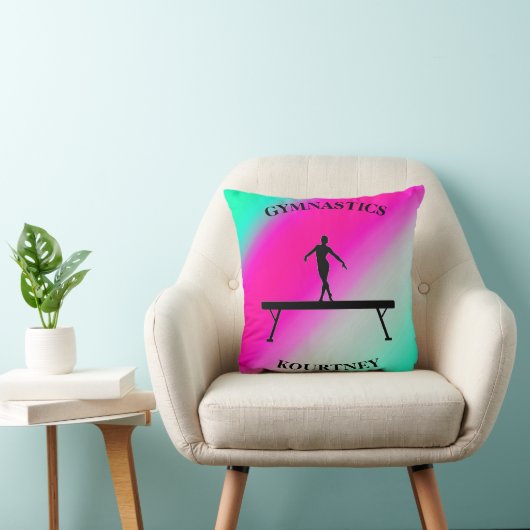 Gymnastik Balance Minze und Fuchsia Kissen (Stuhl )