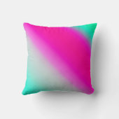 Gymnastik Balance Minze und Fuchsia Kissen (Rückseite)