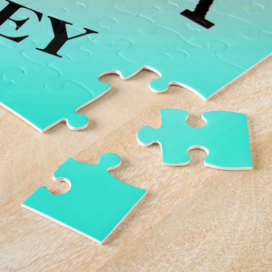 Gymnastik Balance Minze und Fuchsia Puzzle (Seite)