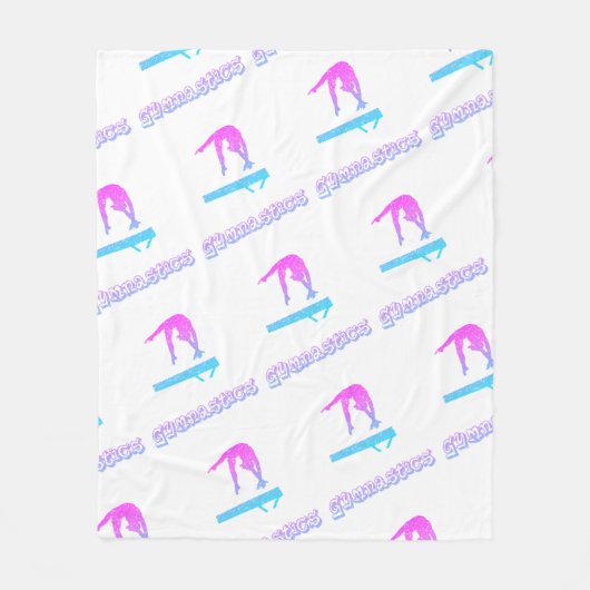 Gymnastik Balanceblatt Fleece Blanken (Vorderseite)